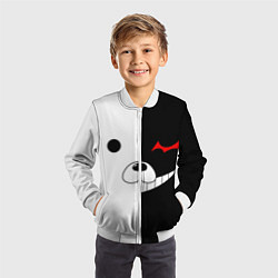 Бомбер детский Monokuma, цвет: 3D-белый — фото 2