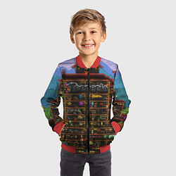 Бомбер детский TERRARIA, цвет: 3D-красный — фото 2