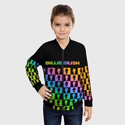 Бомбер детский BILLIE EILISH, цвет: 3D-черный — фото 2