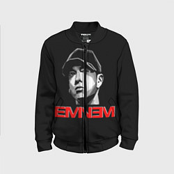 Бомбер детский Eminem, цвет: 3D-черный