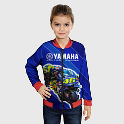 Бомбер детский Valentino Rossi, цвет: 3D-красный — фото 2