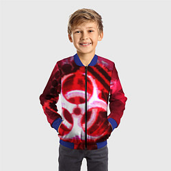 Бомбер детский Plague Inc LB Oko, цвет: 3D-синий — фото 2