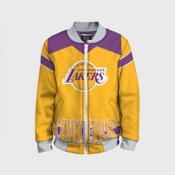 Бомбер детский Los Angeles Lakers, цвет: 3D-серый