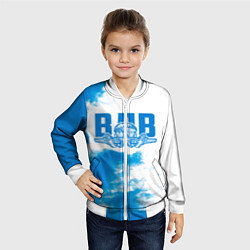 Бомбер детский ВДВ, цвет: 3D-белый — фото 2