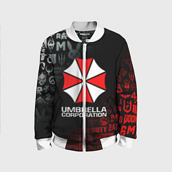 Бомбер детский RESIDENT EVIL UMBRELLA CORP, цвет: 3D-белый