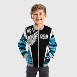 Бомбер детский Камуфляж ВДВ, цвет: 3D-серый — фото 2