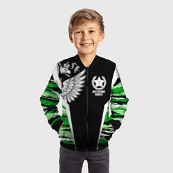 Бомбер детский Внутренние войска, цвет: 3D-черный — фото 2