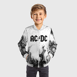 Бомбер детский ACDC, цвет: 3D-белый — фото 2