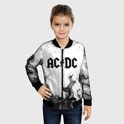 Бомбер детский ACDC, цвет: 3D-черный — фото 2