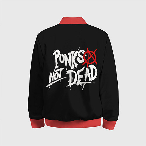 Детский бомбер The Exploited / 3D-Красный – фото 2