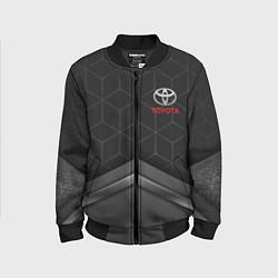 Бомбер детский TOYOTA, цвет: 3D-черный