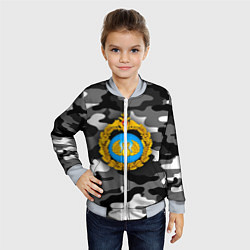 Бомбер детский ВДВ, цвет: 3D-серый — фото 2