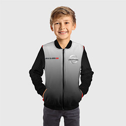 Бомбер детский NISSAN NISMO, цвет: 3D-черный — фото 2