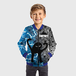 Бомбер детский ЪУЪ FORTNITE, цвет: 3D-синий — фото 2