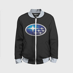 Бомбер детский SUBARU, цвет: 3D-серый