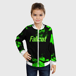 Бомбер детский FALLOUT, цвет: 3D-белый — фото 2