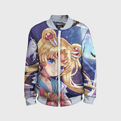 Бомбер детский SAILOR MOON, цвет: 3D-серый