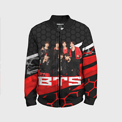 Бомбер детский BTS, цвет: 3D-черный