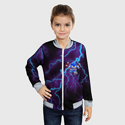 Бомбер детский SONIC, цвет: 3D-серый — фото 2