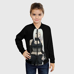 Бомбер детский Ninja Girl, цвет: 3D-черный — фото 2