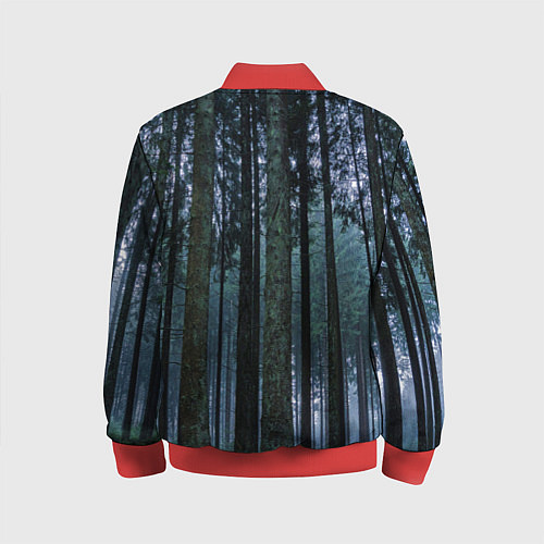 Детский бомбер THE FOREST / 3D-Красный – фото 2