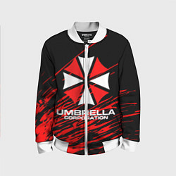 Бомбер детский Umbrella Corporation, цвет: 3D-белый