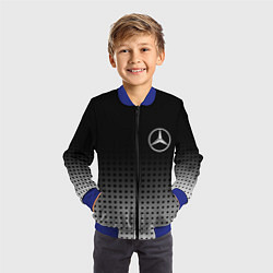 Бомбер детский Mercedes-Benz, цвет: 3D-синий — фото 2