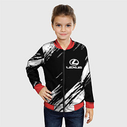 Бомбер детский LEXUS, цвет: 3D-красный — фото 2