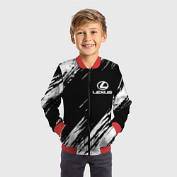 Бомбер детский LEXUS, цвет: 3D-красный — фото 2