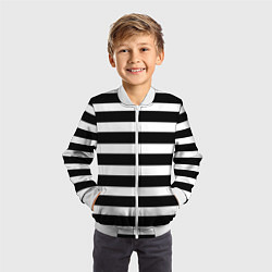 Бомбер детский Моряк, цвет: 3D-белый — фото 2