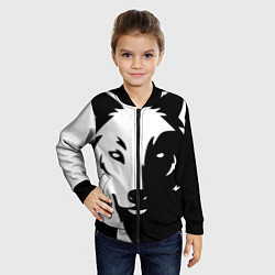 Бомбер детский Зверь, цвет: 3D-черный — фото 2