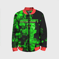 Бомбер детский Minecraft, цвет: 3D-красный