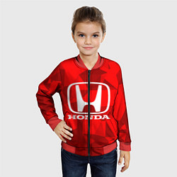 Бомбер детский HONDA, цвет: 3D-красный — фото 2