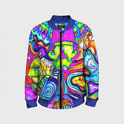 Детский бомбер КИСЛОТНЫЕ РИСУНОК