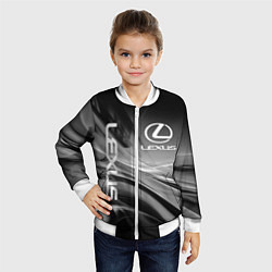 Бомбер детский LEXUS, цвет: 3D-белый — фото 2