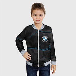 Бомбер детский BMW, цвет: 3D-серый — фото 2