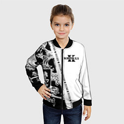 Бомбер детский Кирилл, цвет: 3D-черный — фото 2