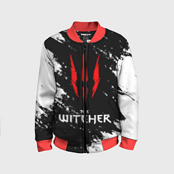 Бомбер детский The Witcher, цвет: 3D-красный