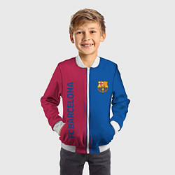 Бомбер детский BARSELONA, цвет: 3D-белый — фото 2