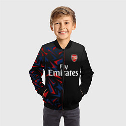 Бомбер детский ARSENAL UNIFORM 2020, цвет: 3D-черный — фото 2