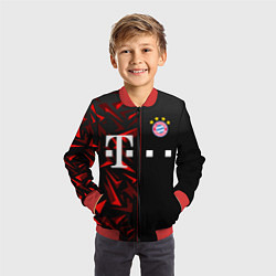 Бомбер детский FC Bayern Munchen Форма, цвет: 3D-красный — фото 2
