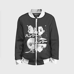 Бомбер детский Hunter x Hunter, цвет: 3D-белый
