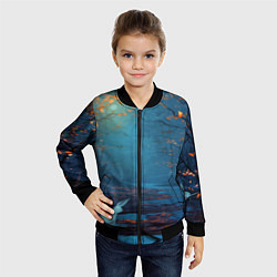 Бомбер детский Forest, цвет: 3D-черный — фото 2