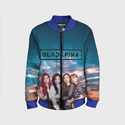 Бомбер детский BlackPink, цвет: 3D-синий