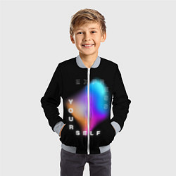 Бомбер детский Заяви о себе Express Yourself, цвет: 3D-серый — фото 2