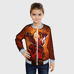 Бомбер детский Ванпанчмен, цвет: 3D-серый — фото 2