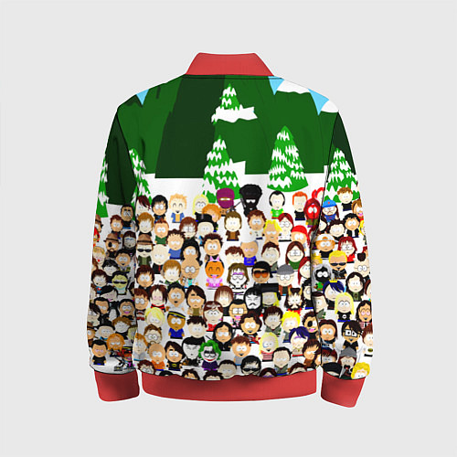 Детский бомбер Южный Парк South Park / 3D-Красный – фото 2