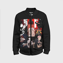 Детский бомбер Магическая битва коллаж