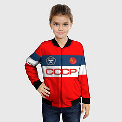 Бомбер детский СССР, цвет: 3D-черный — фото 2
