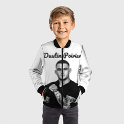 Бомбер детский Dustin Poirier, цвет: 3D-черный — фото 2
